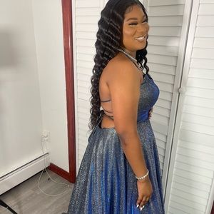 Sweet 16 Bday party or prom dress. It’s a shimmery multi color sparkling dress.